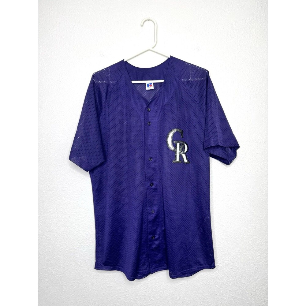 VTG Colorado Rockies Russell Athletic Jersey Size L MLB Baseball Bichette Korea